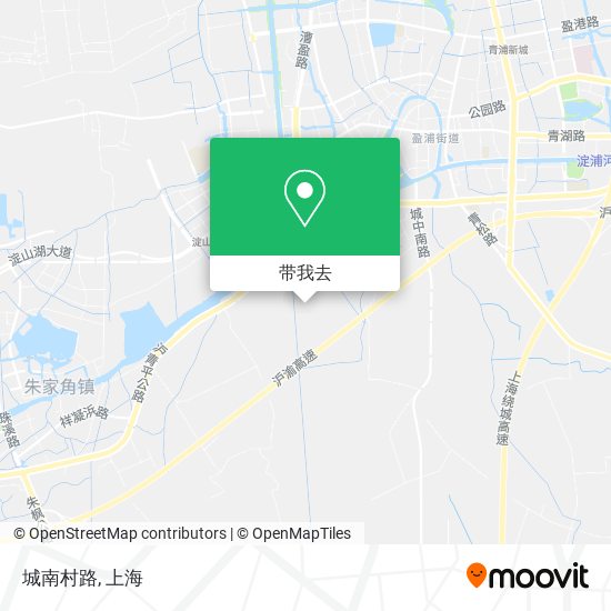 城南村路地图