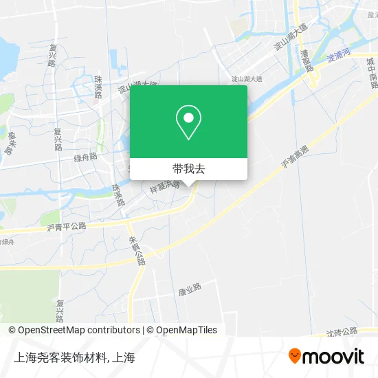 上海尧客装饰材料地图