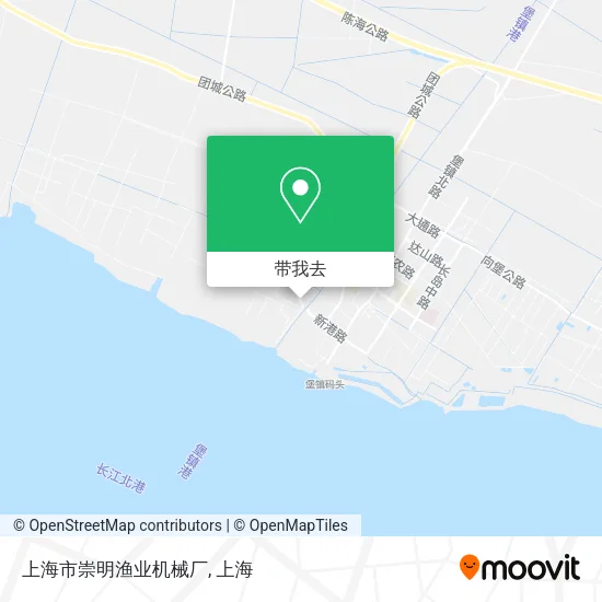 上海市崇明渔业机械厂地图