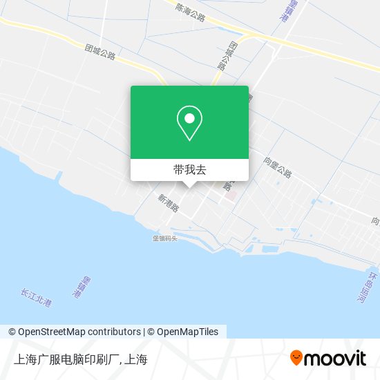 上海广服电脑印刷厂地图