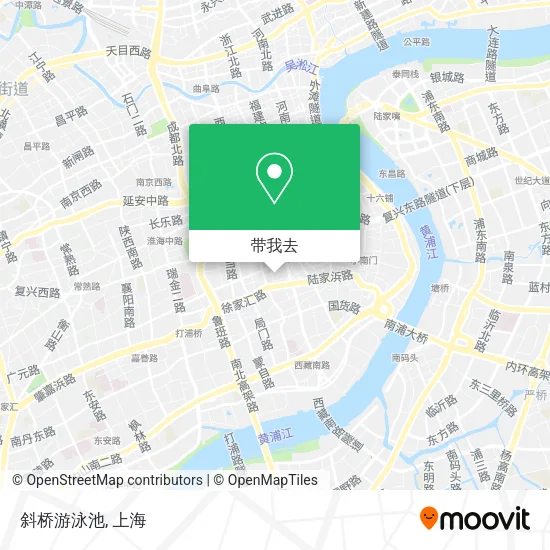 斜桥游泳池地图