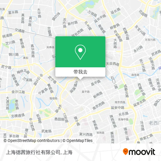 上海德茜旅行社有限公司地图