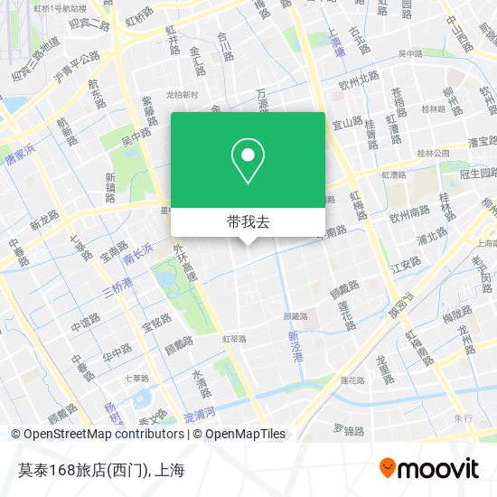 莫泰168旅店(西门)地图