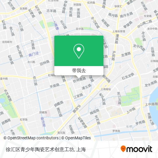 徐汇区青少年陶瓷艺术创意工坊地图