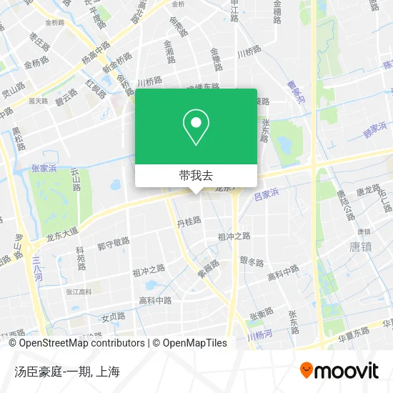 汤臣豪庭-一期地图