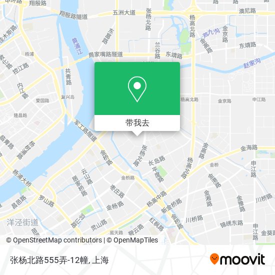 张杨北路555弄-12幢地图