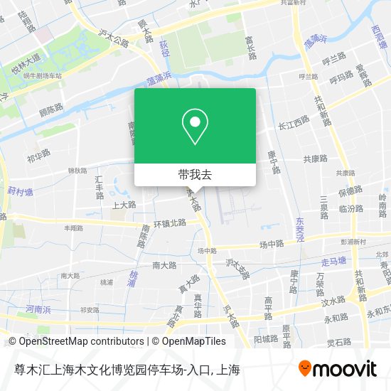 尊木汇上海木文化博览园停车场-入口地图