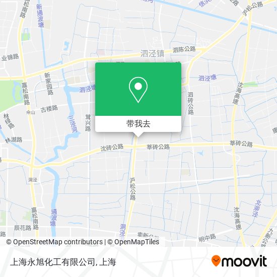 上海永旭化工有限公司地图
