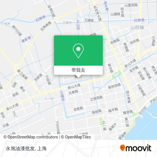 永旭油漆批发地图