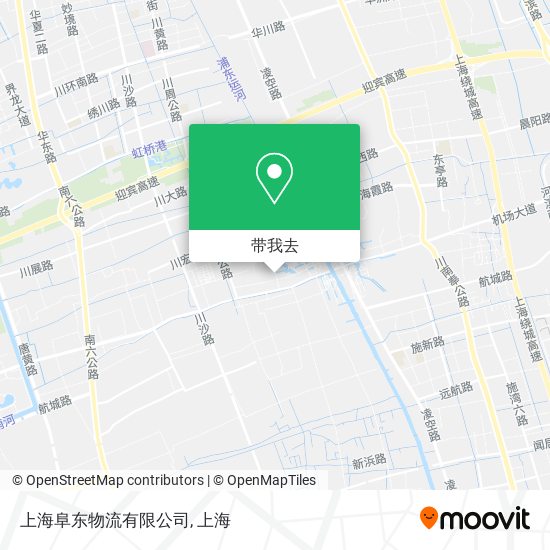 上海阜东物流有限公司地图