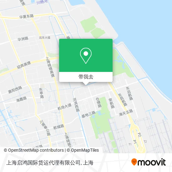 上海启鸿国际货运代理有限公司地图
