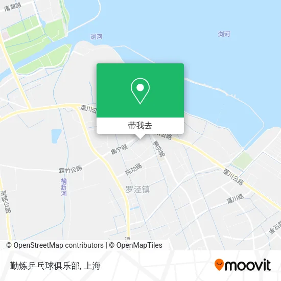 勤炼乒乓球俱乐部地图