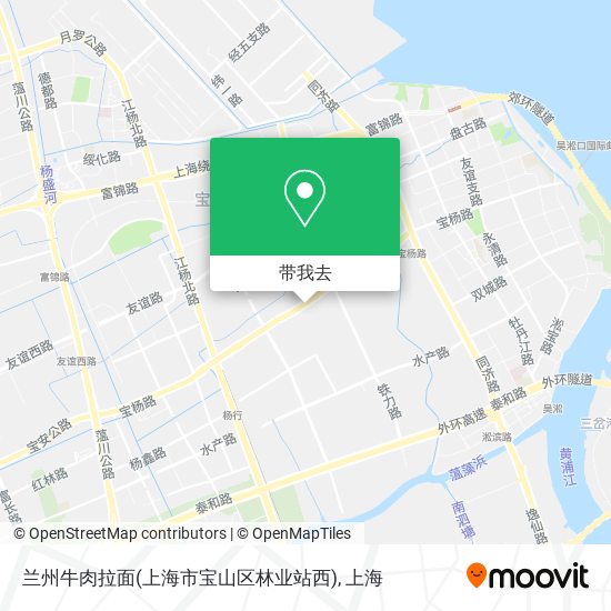兰州牛肉拉面(上海市宝山区林业站西)地图