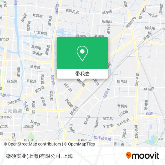徽硕实业(上海)有限公司地图