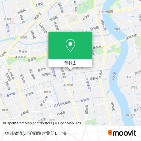 德邦物流(老沪闵路营业部)地图