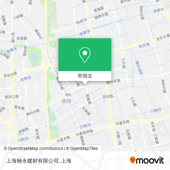 上海翰永建材有限公司地图