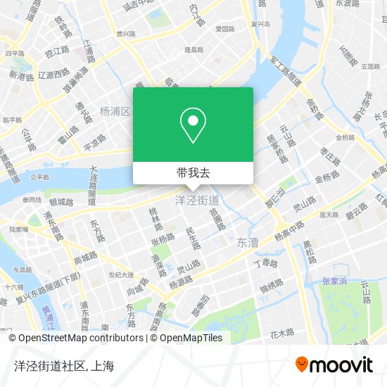 洋泾街道社区地图