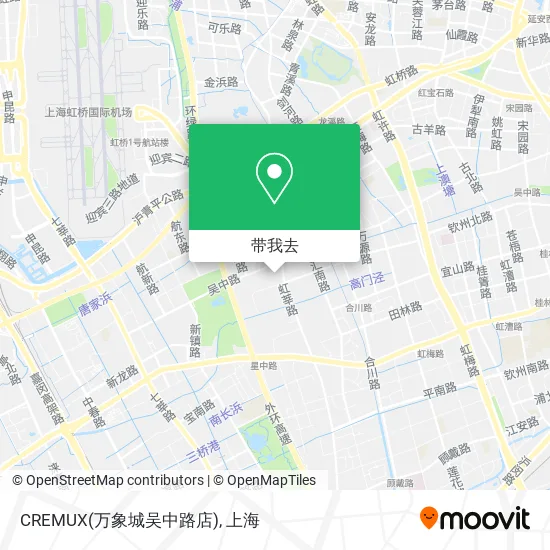 CREMUX(万象城吴中路店)地图
