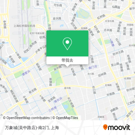 万象城(吴中路店)-南2门地图