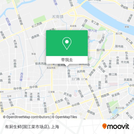 有厨生鲜(国江菜市场店)地图