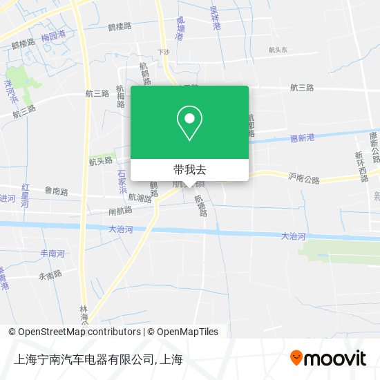 上海宁南汽车电器有限公司地图