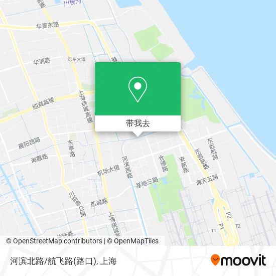 河滨北路/航飞路(路口)地图