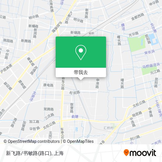 新飞路/书敏路(路口)地图