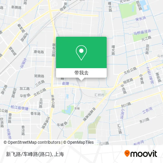 新飞路/车峰路(路口)地图