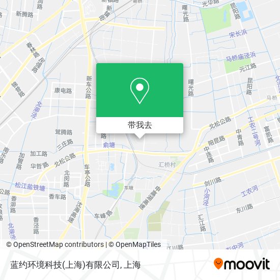 蓝约环境科技(上海)有限公司地图
