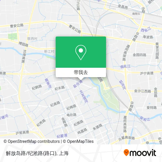 解放岛路/纪淞路(路口)地图