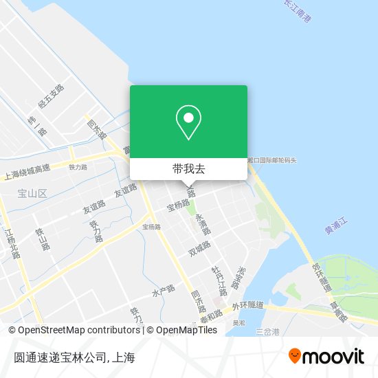圆通速递宝林公司地图