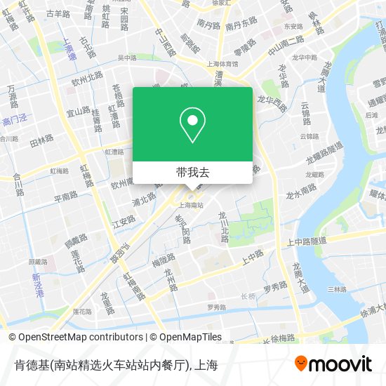 肯德基(南站精选火车站站内餐厅)地图