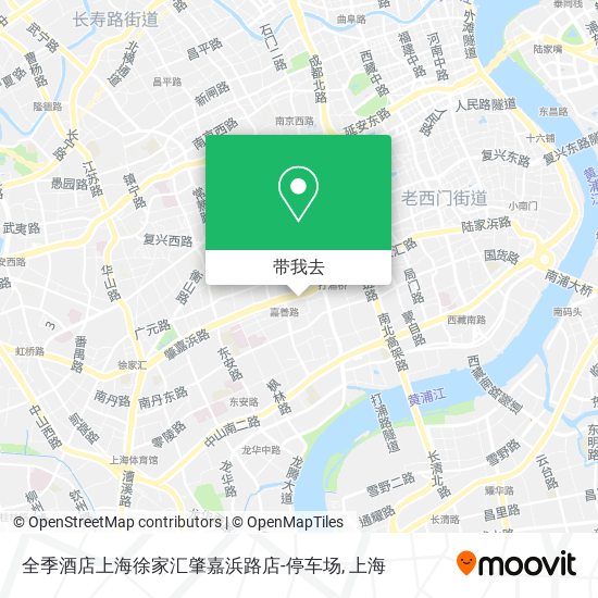 全季酒店上海徐家汇肇嘉浜路店-停车场地图