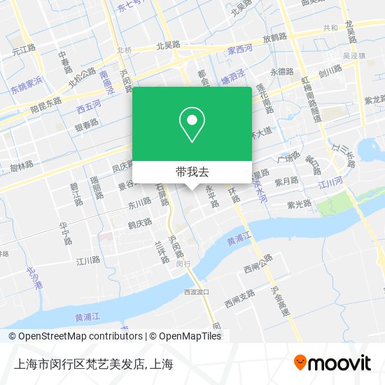 上海市闵行区梵艺美发店地图