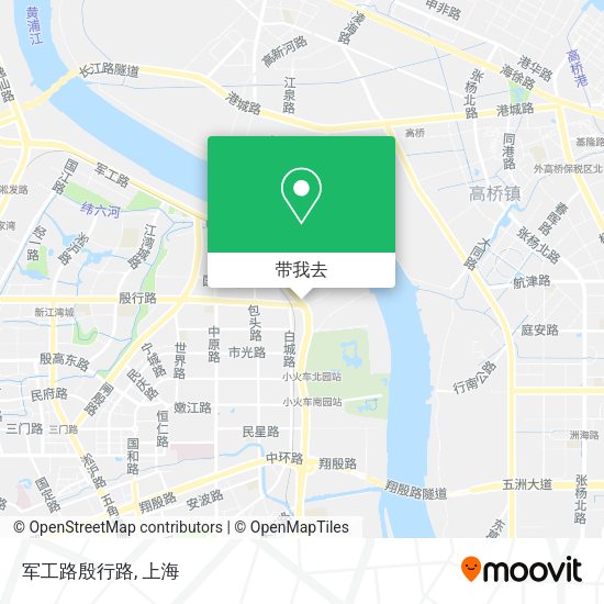 军工路殷行路地图