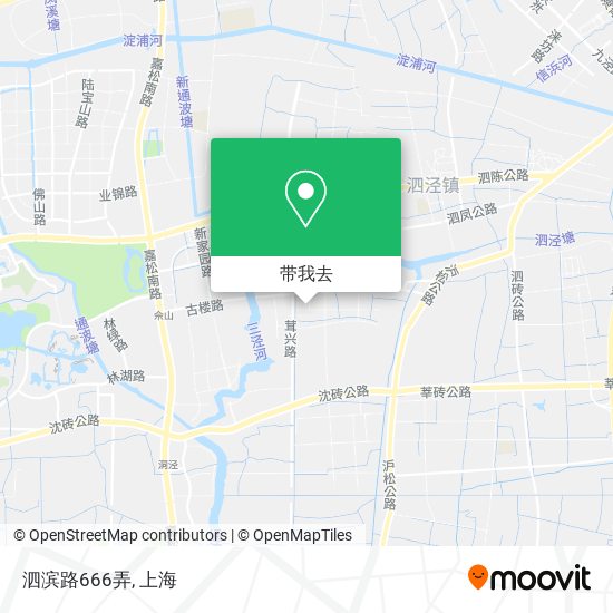 泗滨路666弄地图
