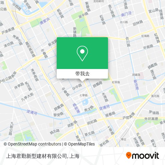 上海君勤新型建材有限公司地图