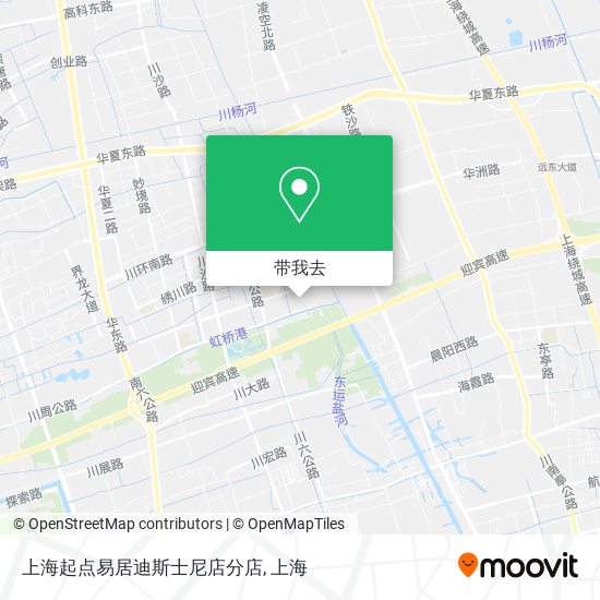 上海起点易居迪斯士尼店分店地图