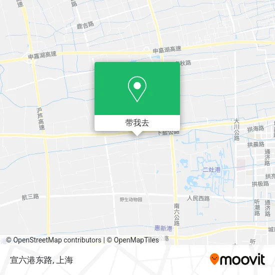 宣六港东路地图