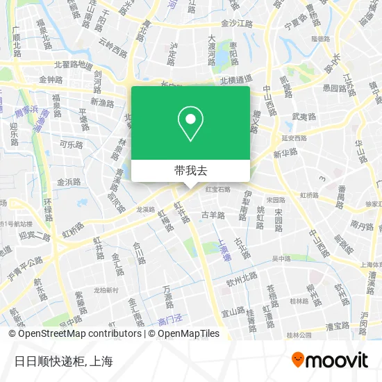 日日顺快递柜地图