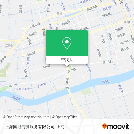 上海国迎劳务服务有限公司地图