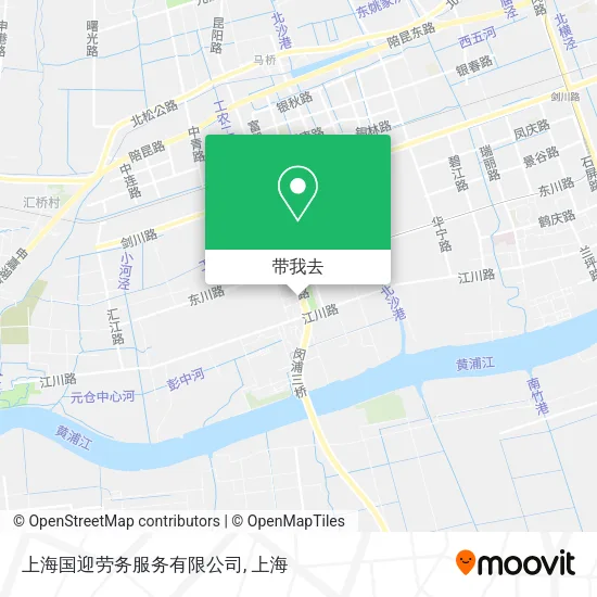 上海国迎劳务服务有限公司地图
