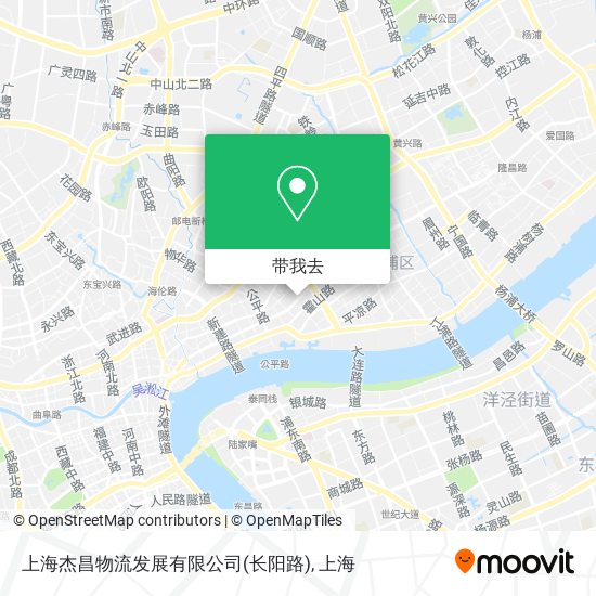 上海杰昌物流发展有限公司(长阳路)地图