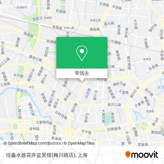 佳鑫水族花卉盆景馆(梅川路店)地图