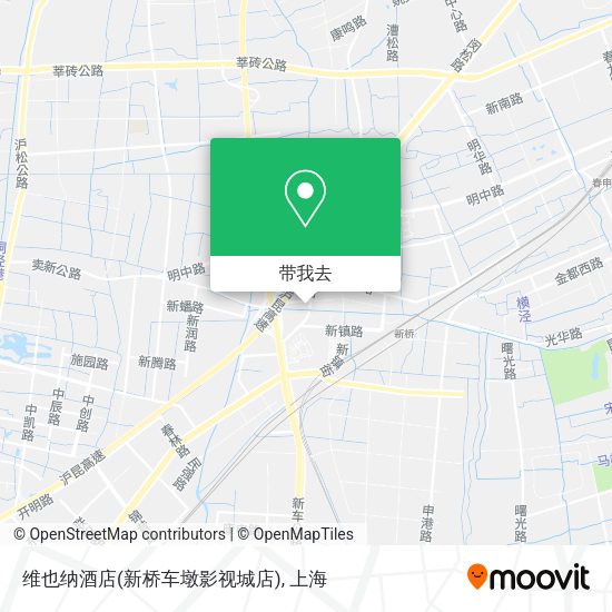 维也纳酒店(新桥车墩影视城店)地图