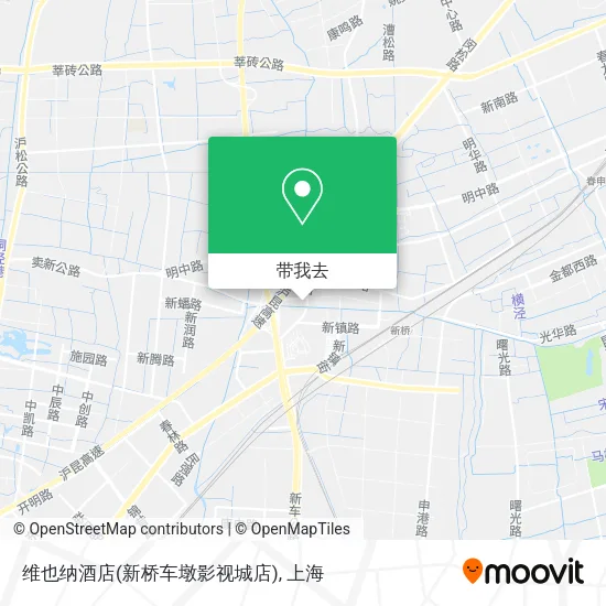 维也纳酒店(新桥车墩影视城店)地图