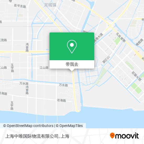 上海中唯国际物流有限公司地图
