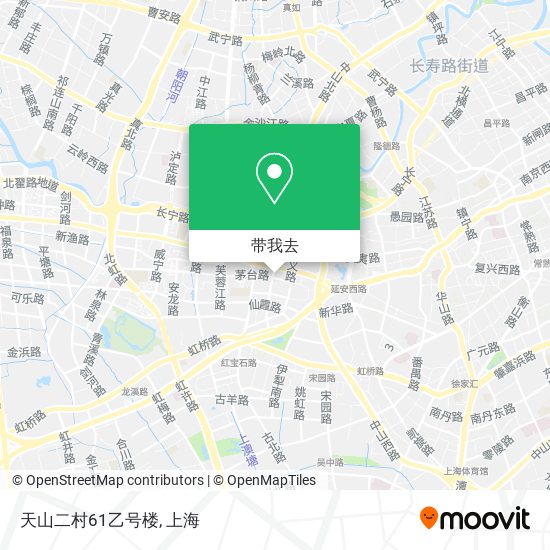 天山二村61乙号楼地图