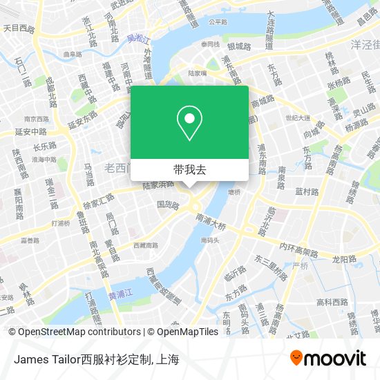 James Tailor西服衬衫定制地图