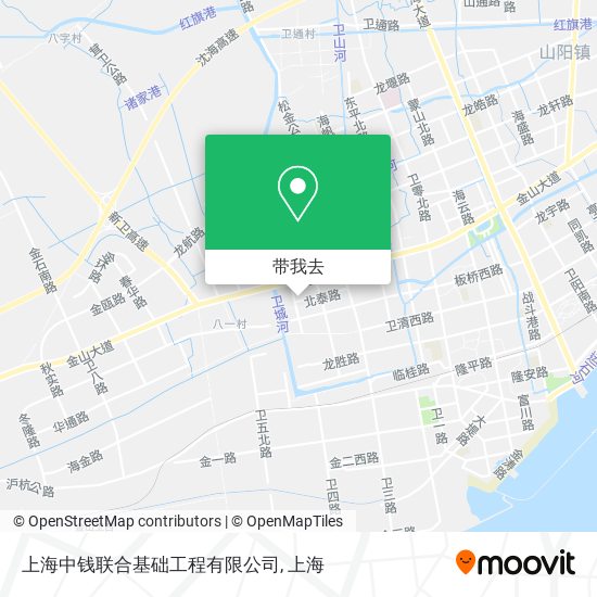 上海中钱联合基础工程有限公司地图